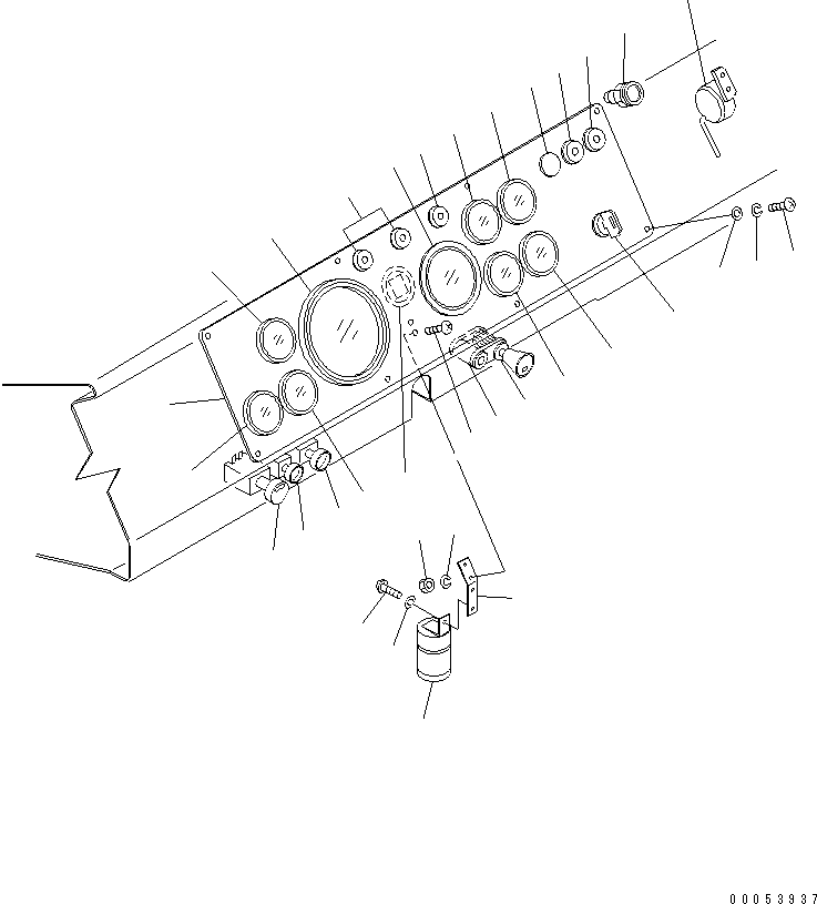 Зуммер 08166-02480 KOMATSU