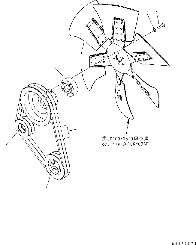 PULLEY,FAN 23B-02-31121 KOMATSU