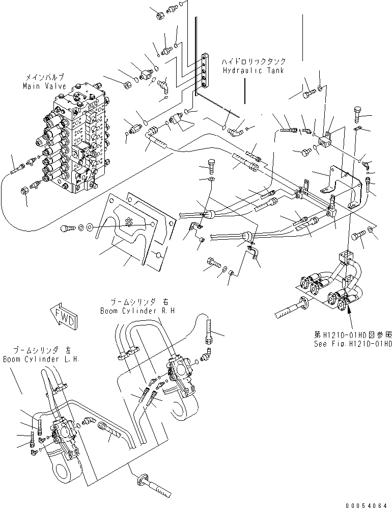 Шланг с торцевым уплотнением 02756-00211 KOMATSU
