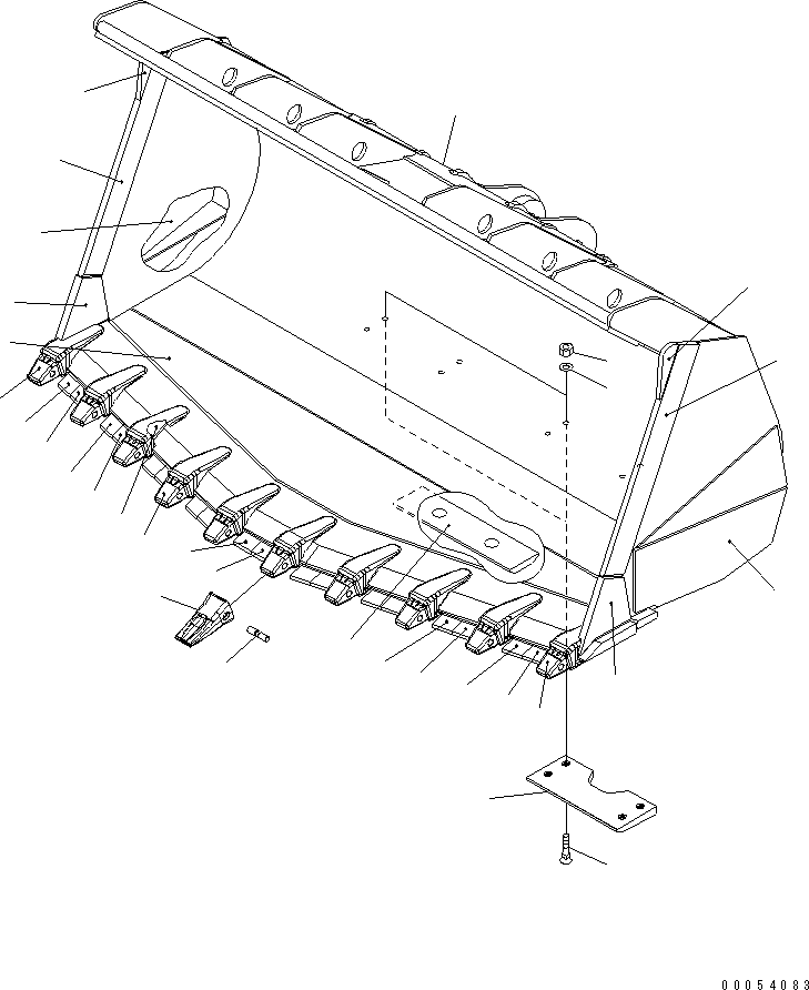 Ковш в сборе 426-819-4100 KOMATSU