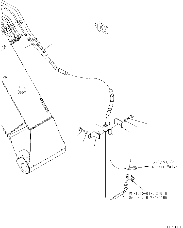 Шланг 02754-00621 KOMATSU