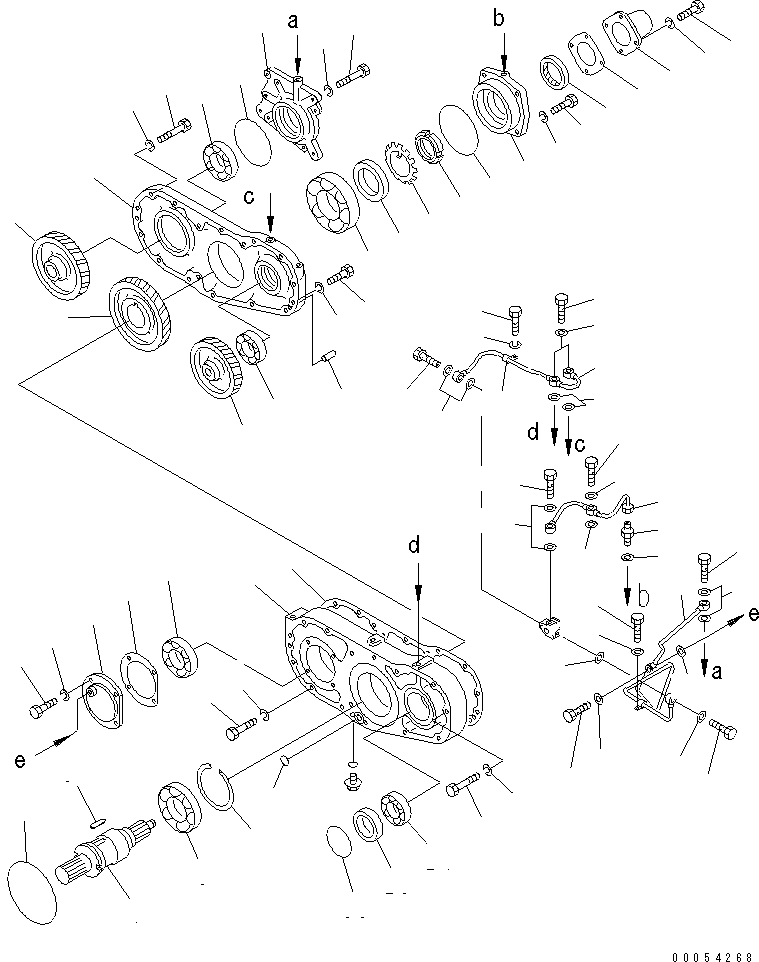 Трубка 175-01-71210 KOMATSU