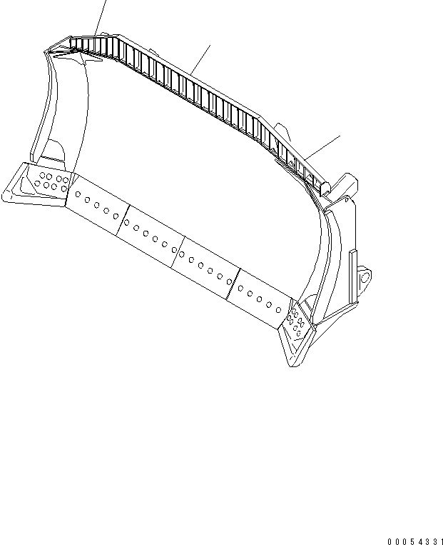 SPILL GUARD 195-71-72231 KOMATSU