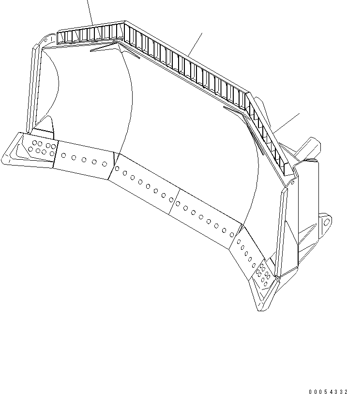 SPILL GUARD 195-72-72231 KOMATSU