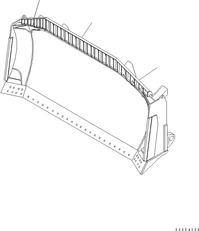 SPILL GUARD (WELDED) 195-71-74830 KOMATSU