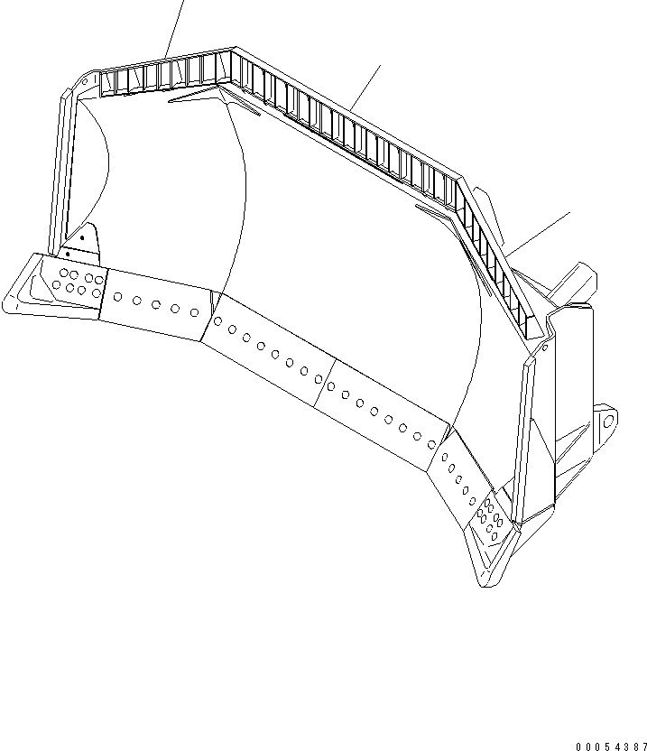SPILL GUARD (WELDED) 195-72-74630 KOMATSU