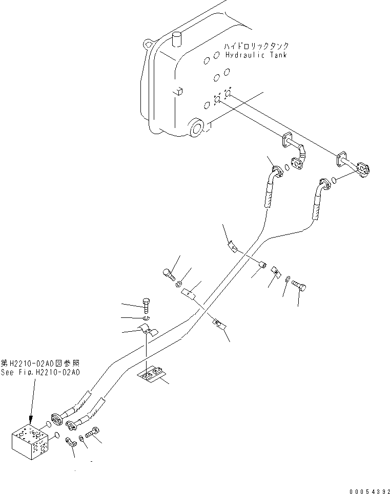 Хомут 175-61-14770 KOMATSU