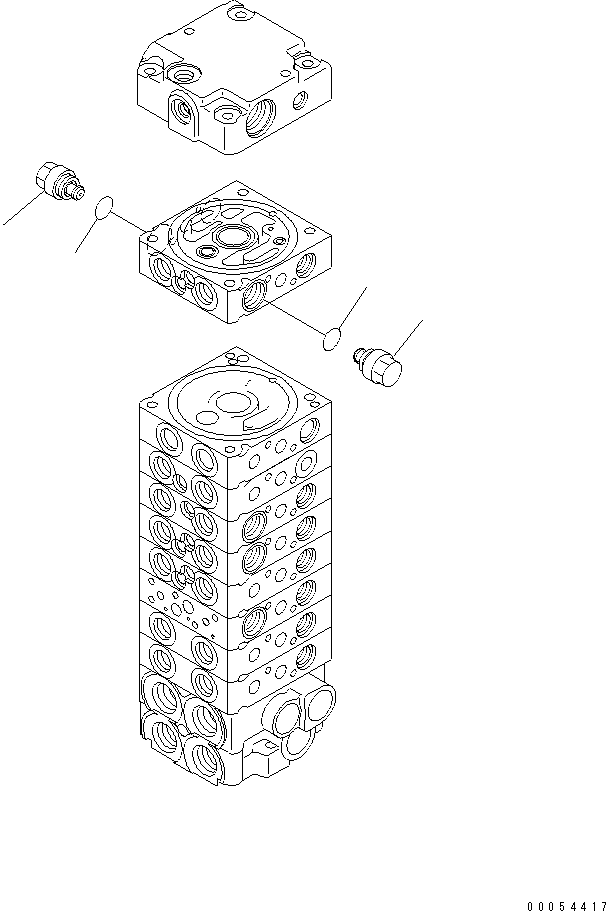 VALVE, SUBASSEMBLY (723-11-01780) KOMATSU