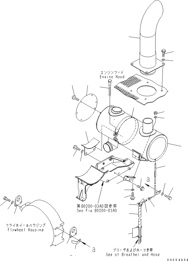 Пластина 23B-02-36140 KOMATSU