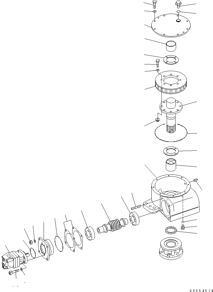 Болт 01090-51455 KOMATSU