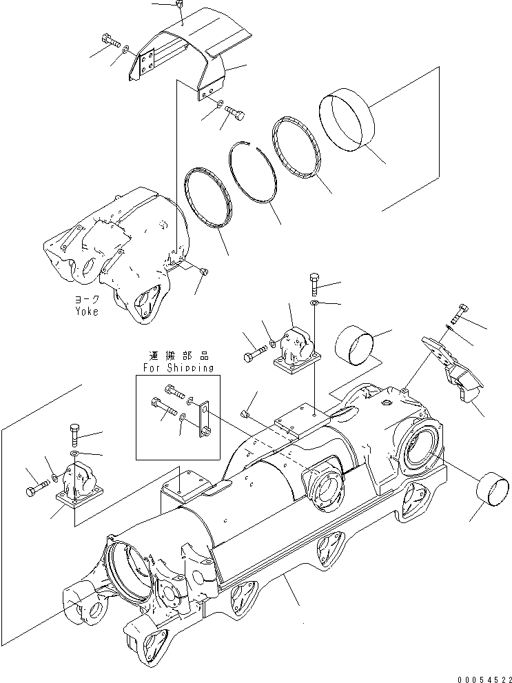 Ограждение 195-30-69840 KOMATSU