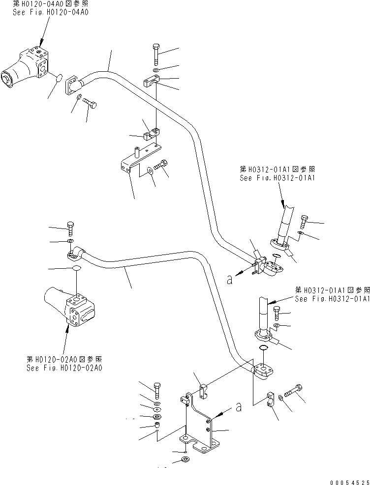 Трубка 209-62-42970 KOMATSU