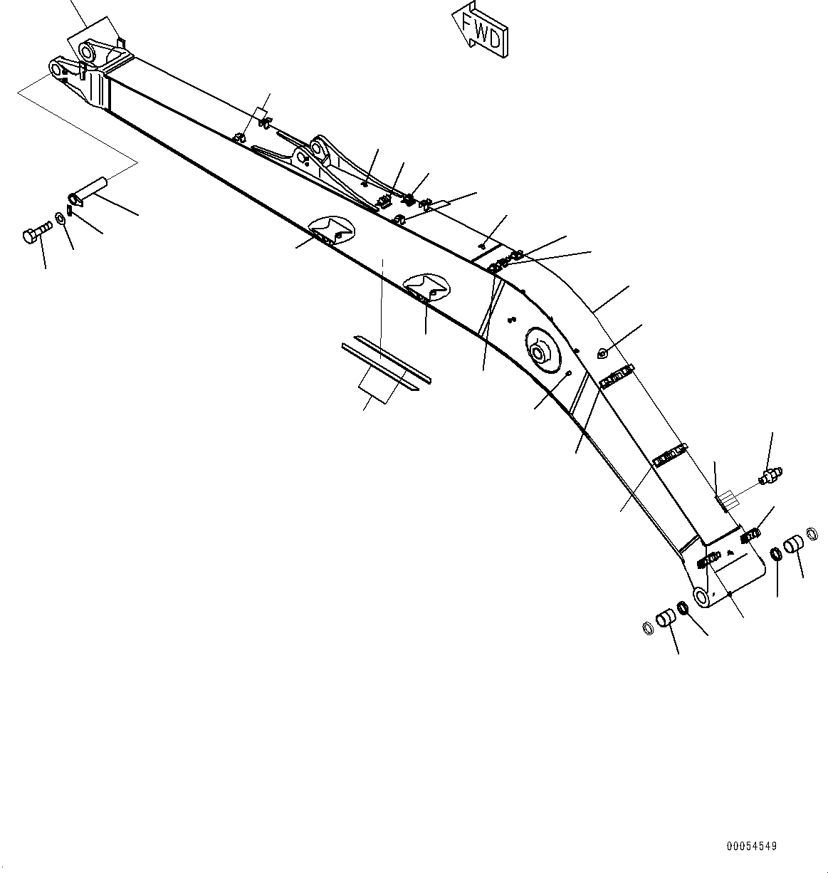 Boom Assembly 207-70-80322 KOMATSU