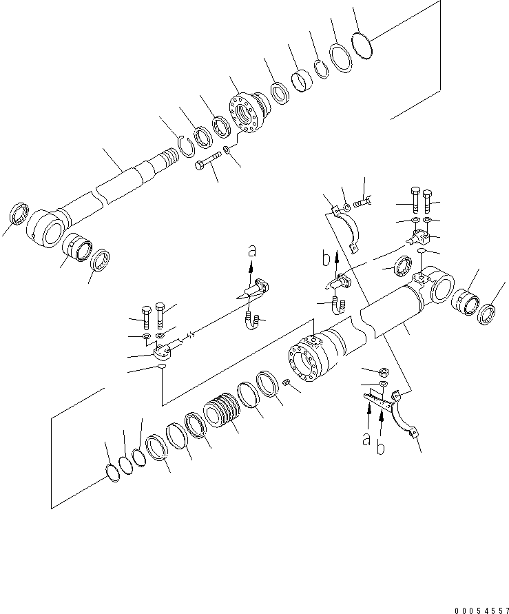 Шток поршня 707-58-90F60 KOMATSU