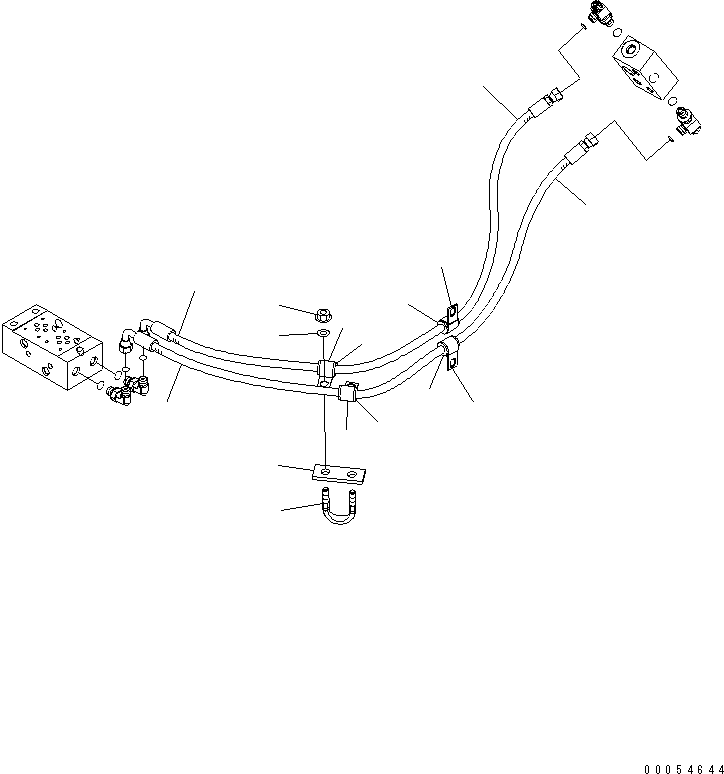 Шланг с торцевым уплотнением 02754-00211 KOMATSU