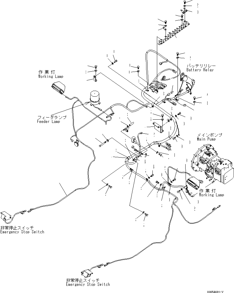 Жгут проводов 8240-06-4113 KOMATSU