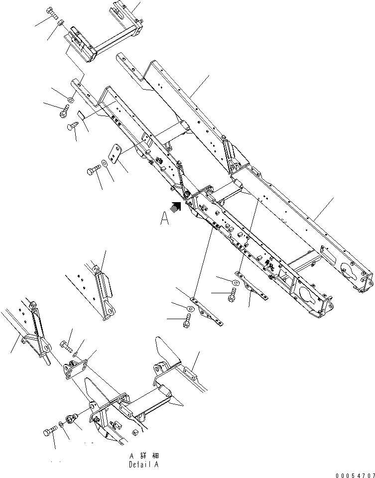 Frame, Front 8240-75-7111 KOMATSU