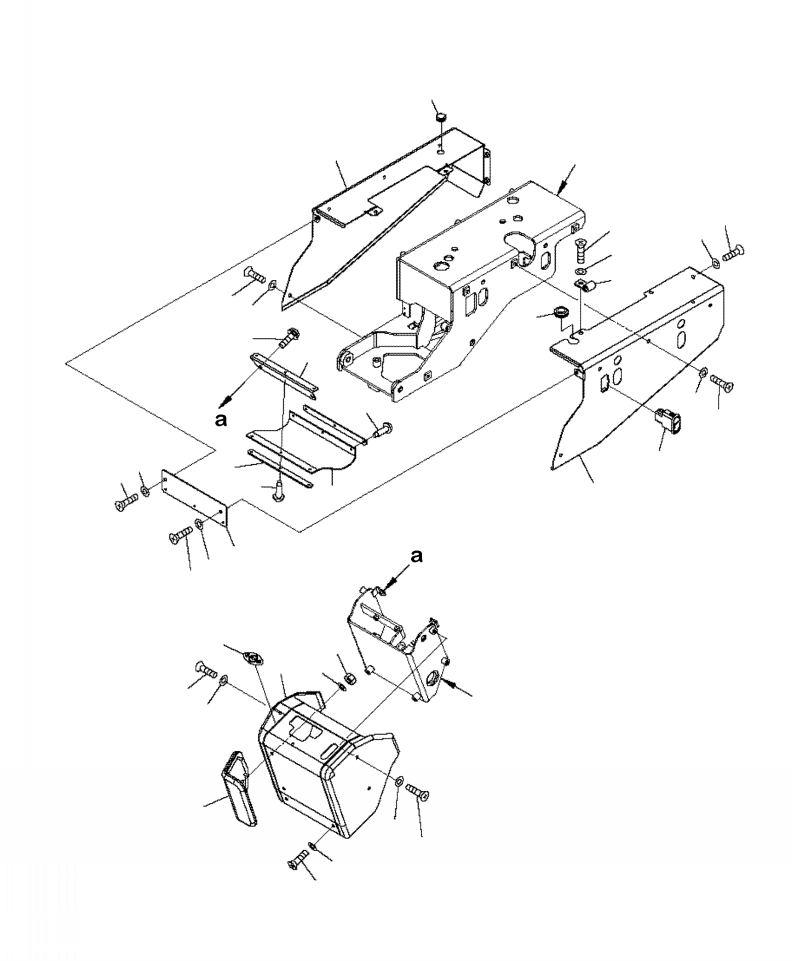 Plate, AJSS Operating Pattern 426-93-43430 KOMATSU