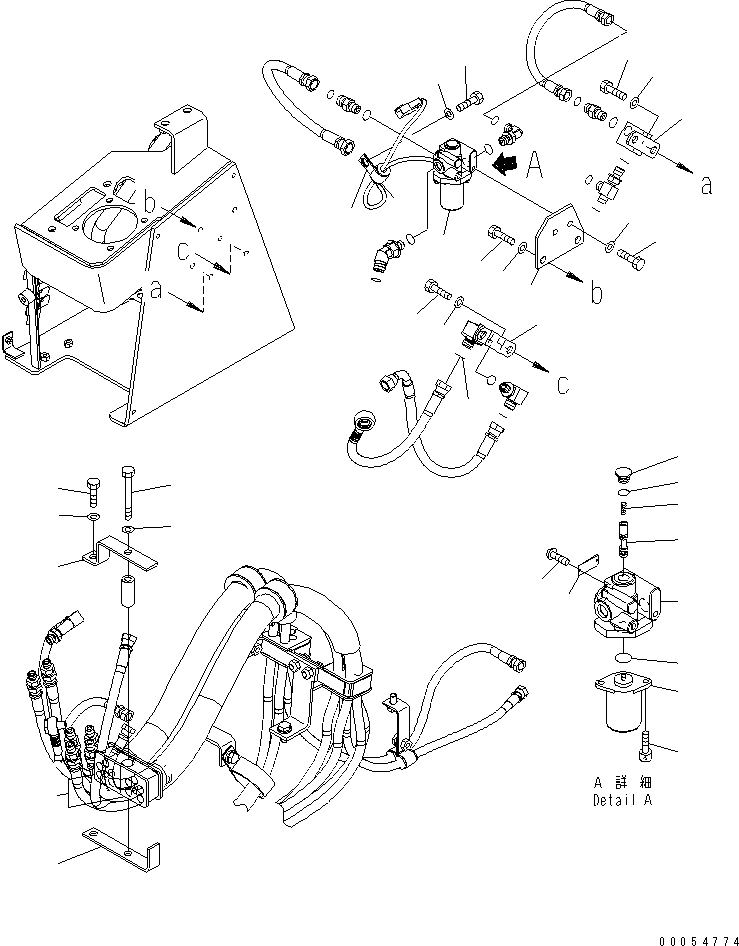 Блок 423-V91-4281 KOMATSU