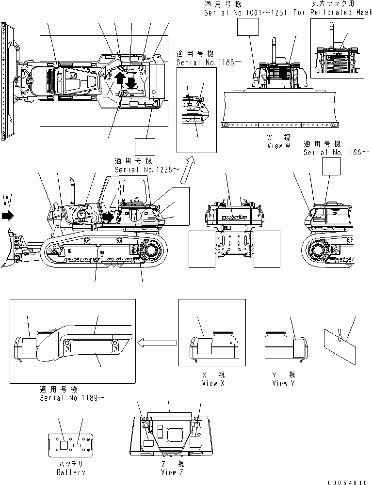 PLATE,PRESSURE TEST (HSS) 134-98-61310 KOMATSU