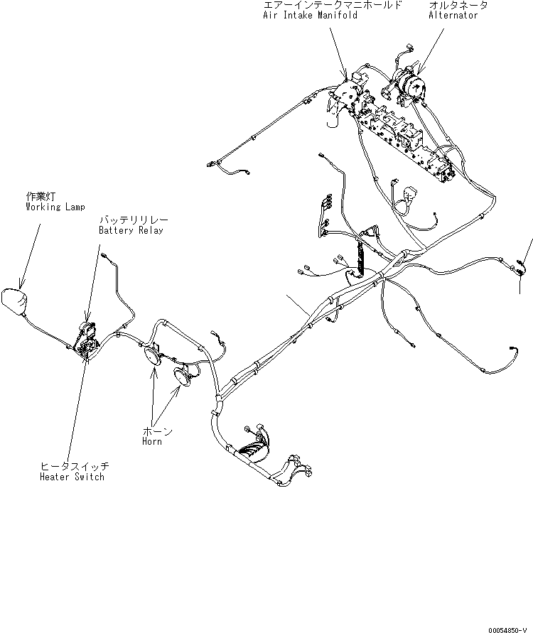 Жгут проводов 208-06-75311 KOMATSU