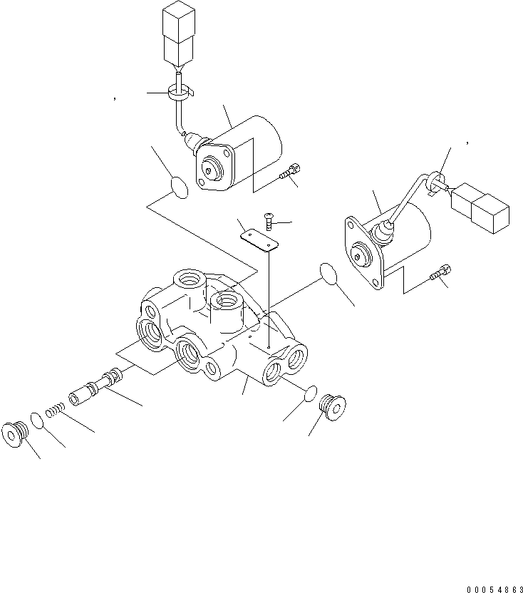 Электромагнит 22Y-60-41650 KOMATSU