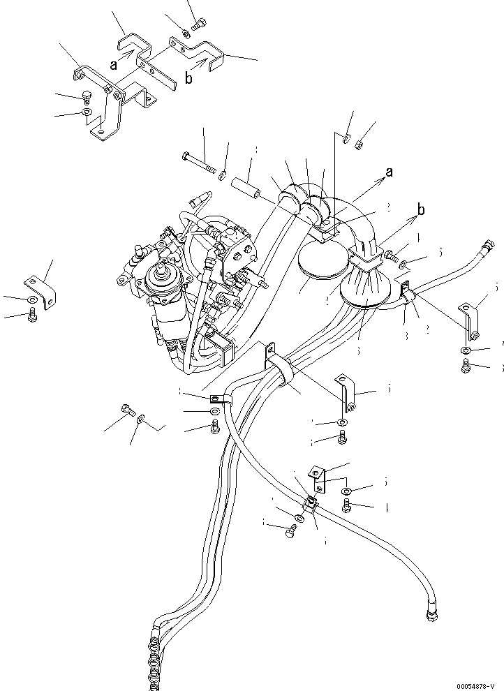 Проходная втулка 423-V91-14290 KOMATSU