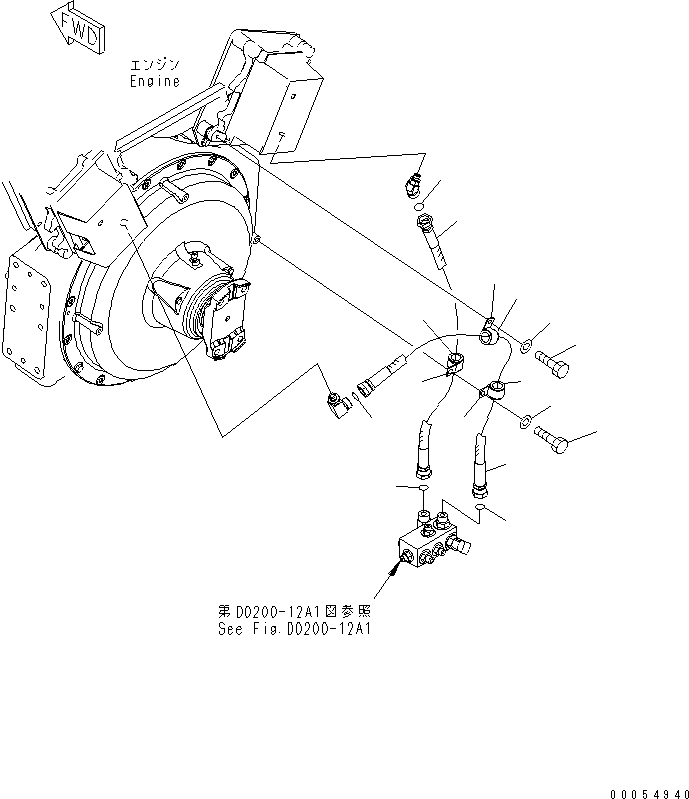 Шланг 561-84-81450 KOMATSU