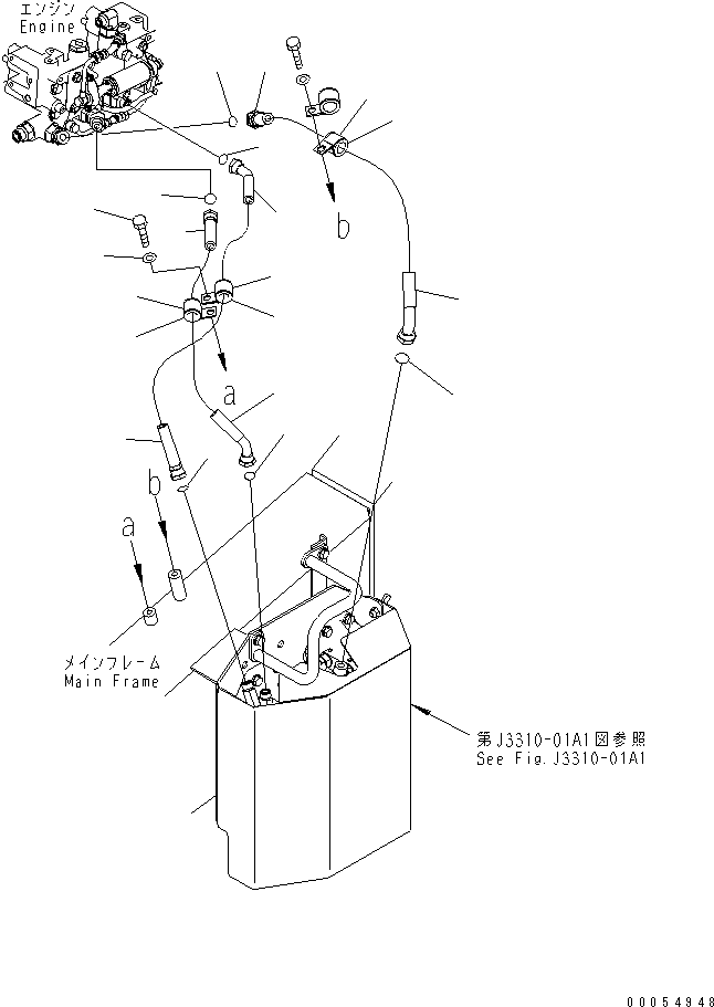 Шланг 02764-004A9 KOMATSU