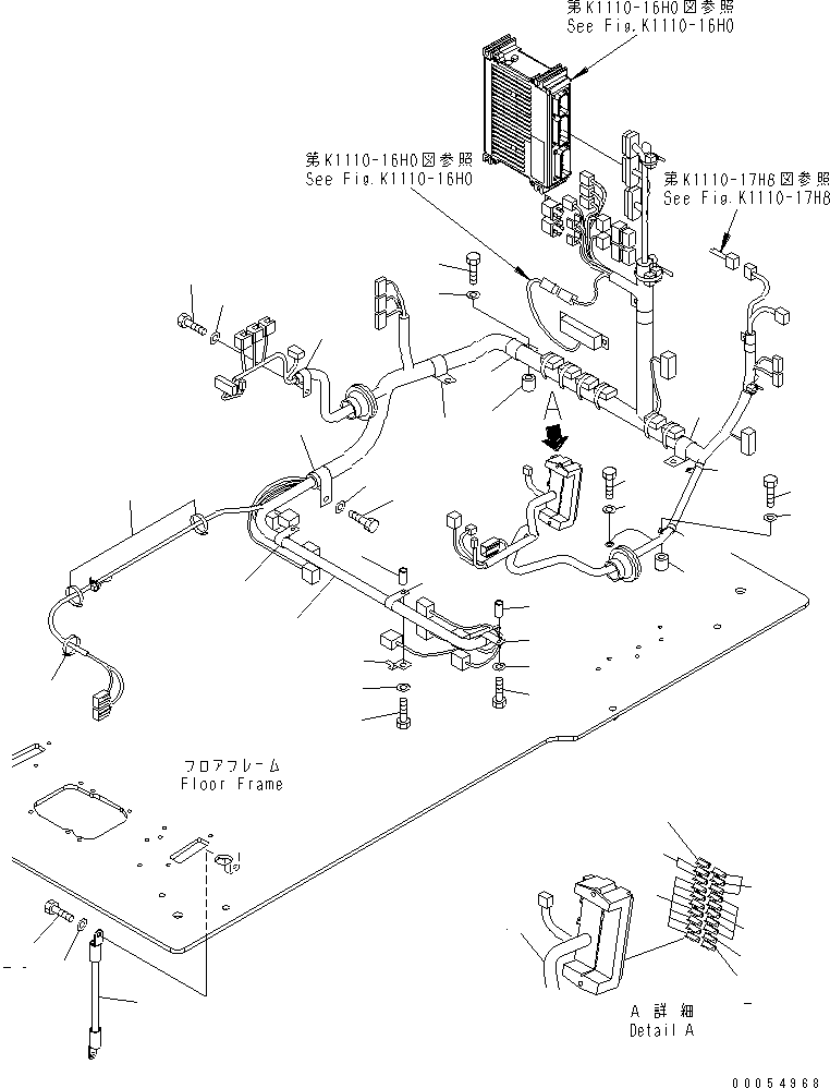 Жгут проводов 208-06-75320 KOMATSU