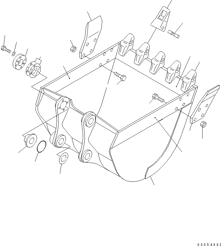 Пластина (сварная) 203-920-6141 KOMATSU