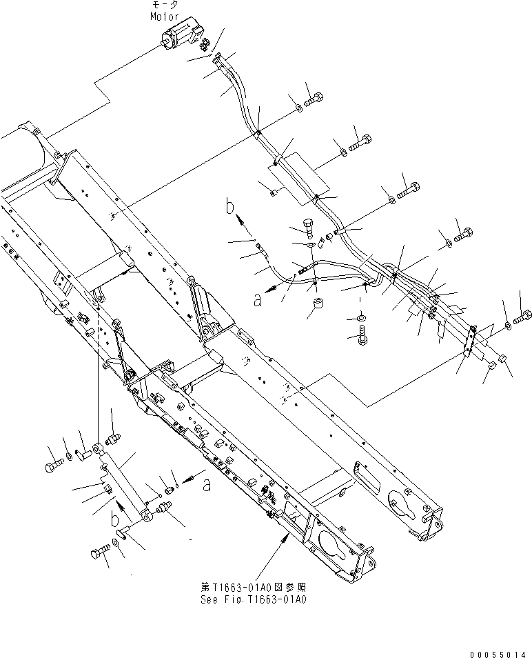 Шланг с торцевым уплотнением 02753-00211 KOMATSU