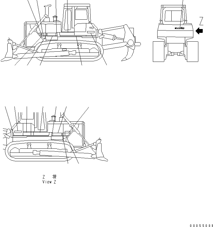 STRIPE,L.H. 175-98-41191 KOMATSU