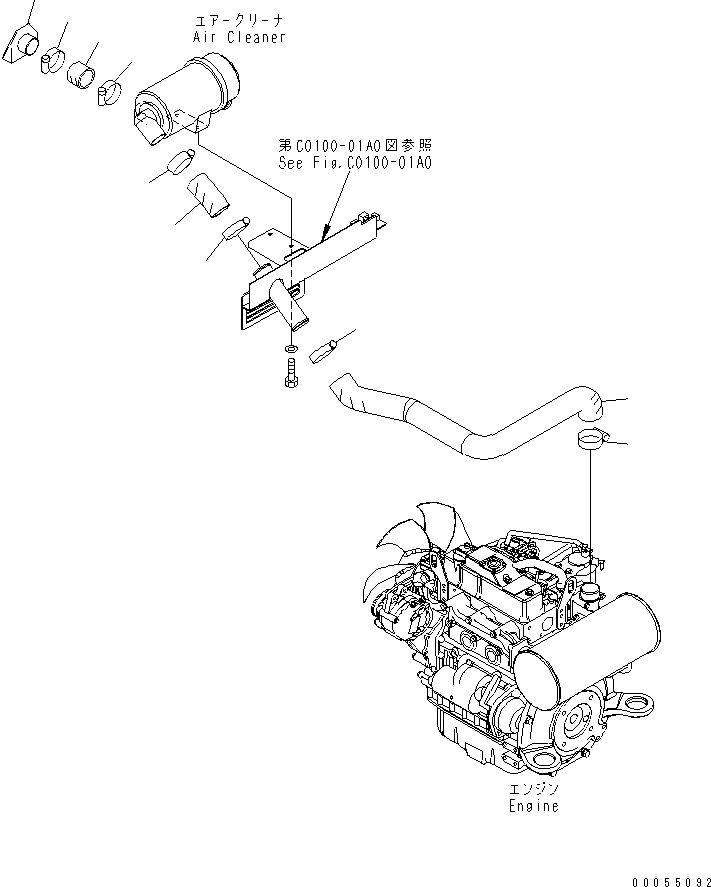 Труба 22F-01-22410 KOMATSU