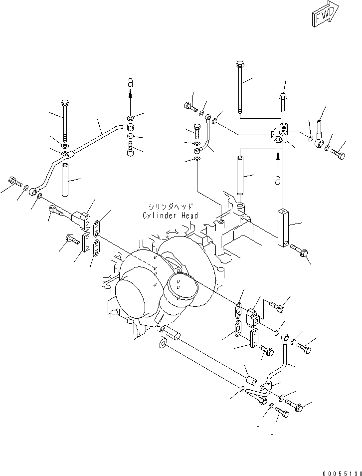 TUBE,INLET 6261-61-8710 KOMATSU
