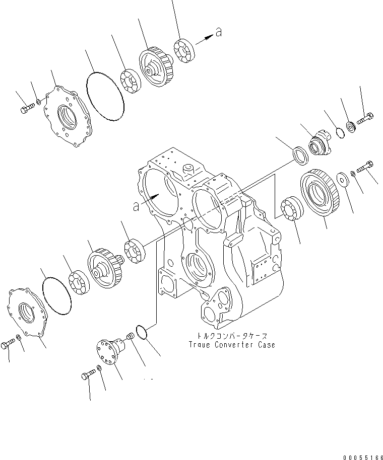 TORQUE CONVERTER A.,(FOR TOWING WINCH) (14X-13-21010) KOMATSU
