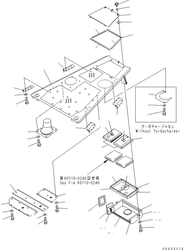 Капот 14X-A62-2210 KOMATSU