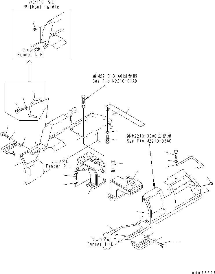 Кронштейн правый 14X-54-14940 KOMATSU