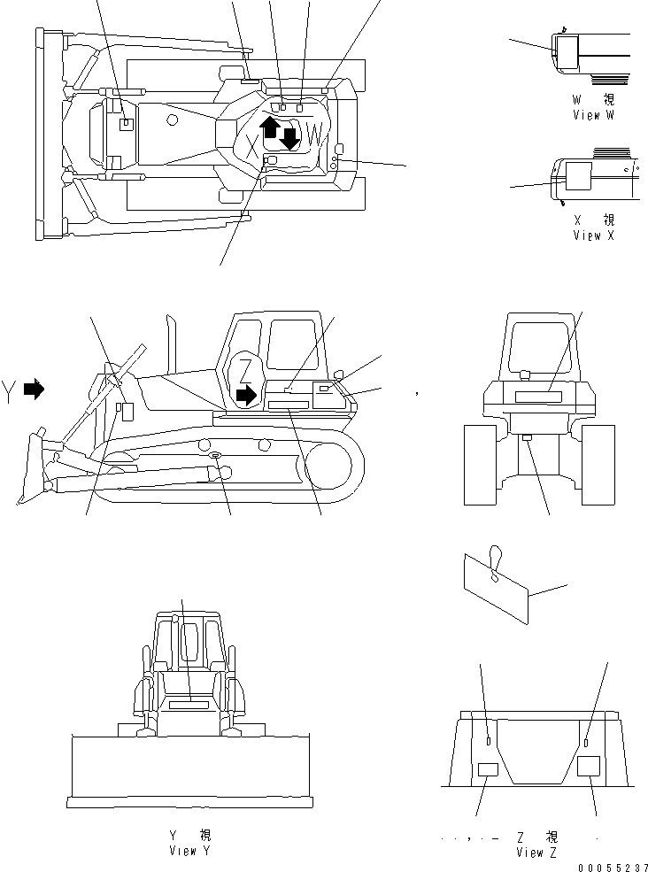 PLATE,PRESSURE TEST (C AND B) 14X-98-12170 KOMATSU