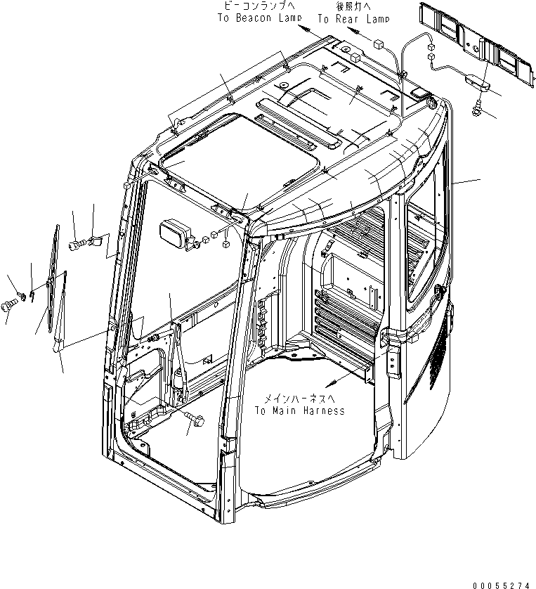 Жгут проводов \0\22U-54-18330 KOMATSU