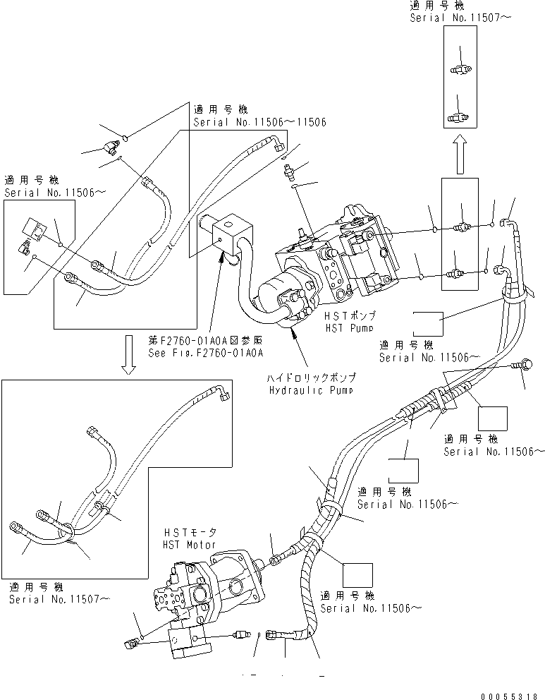 Шланг 415-18-21630 KOMATSU