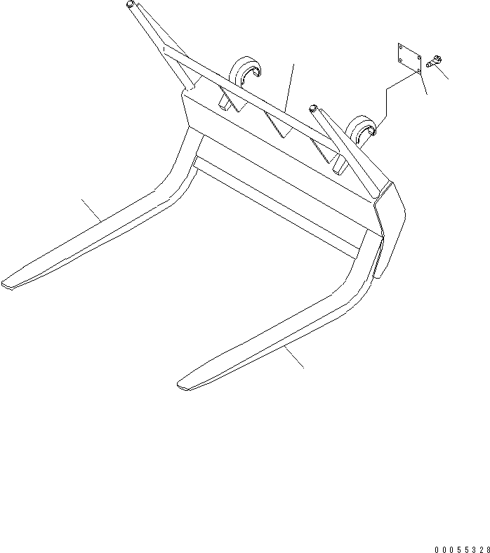 FORK (WELDED) 415-883-1120 KOMATSU