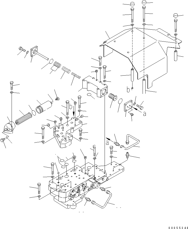 Пробка 07048-01210 KOMATSU