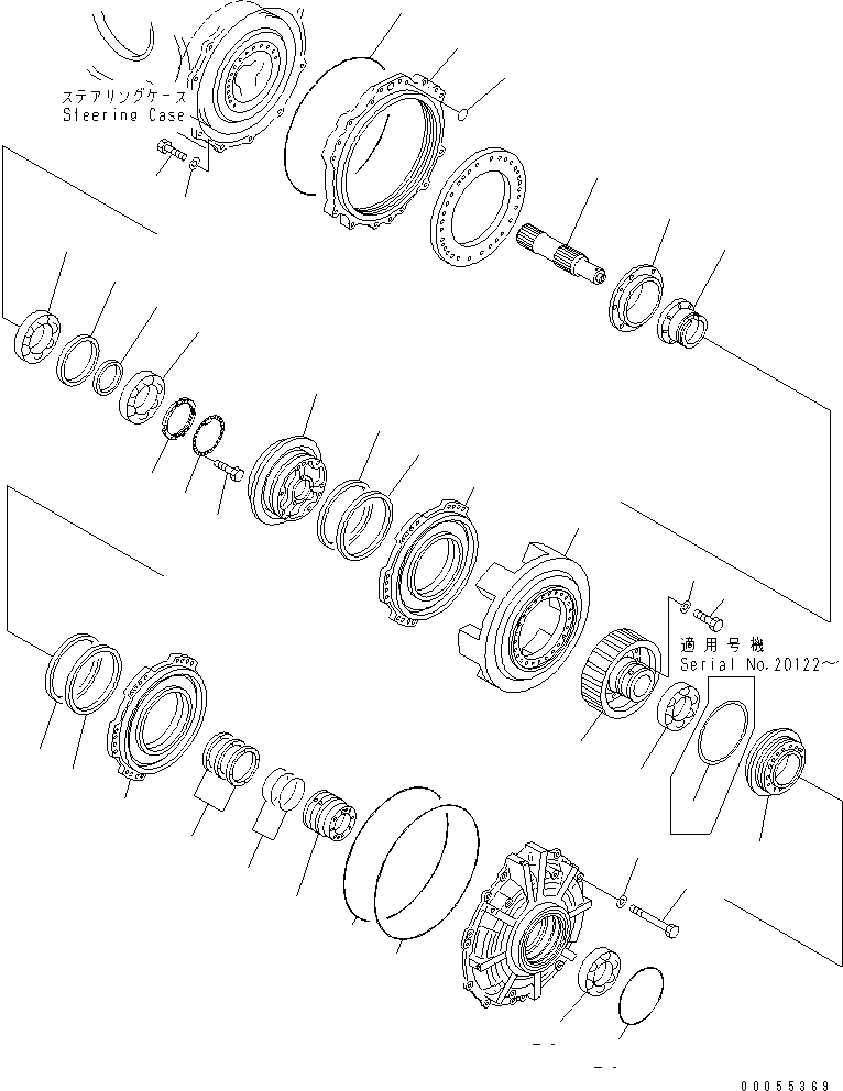 Ступица 198-22-23220 KOMATSU