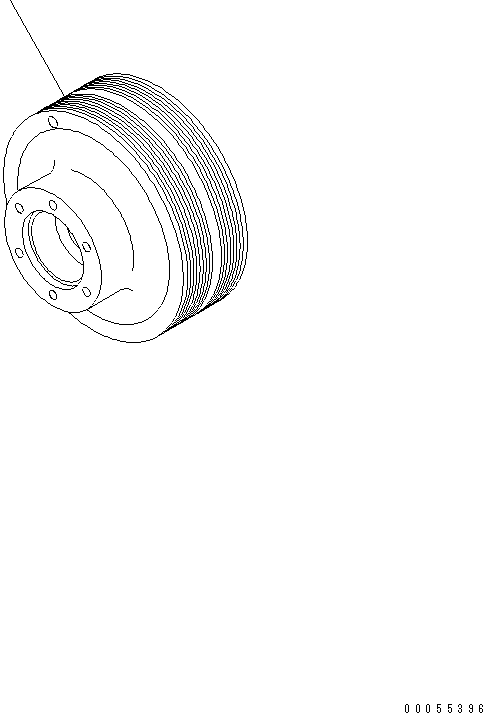 PULLEY,FAN 6222-63-3260 KOMATSU
