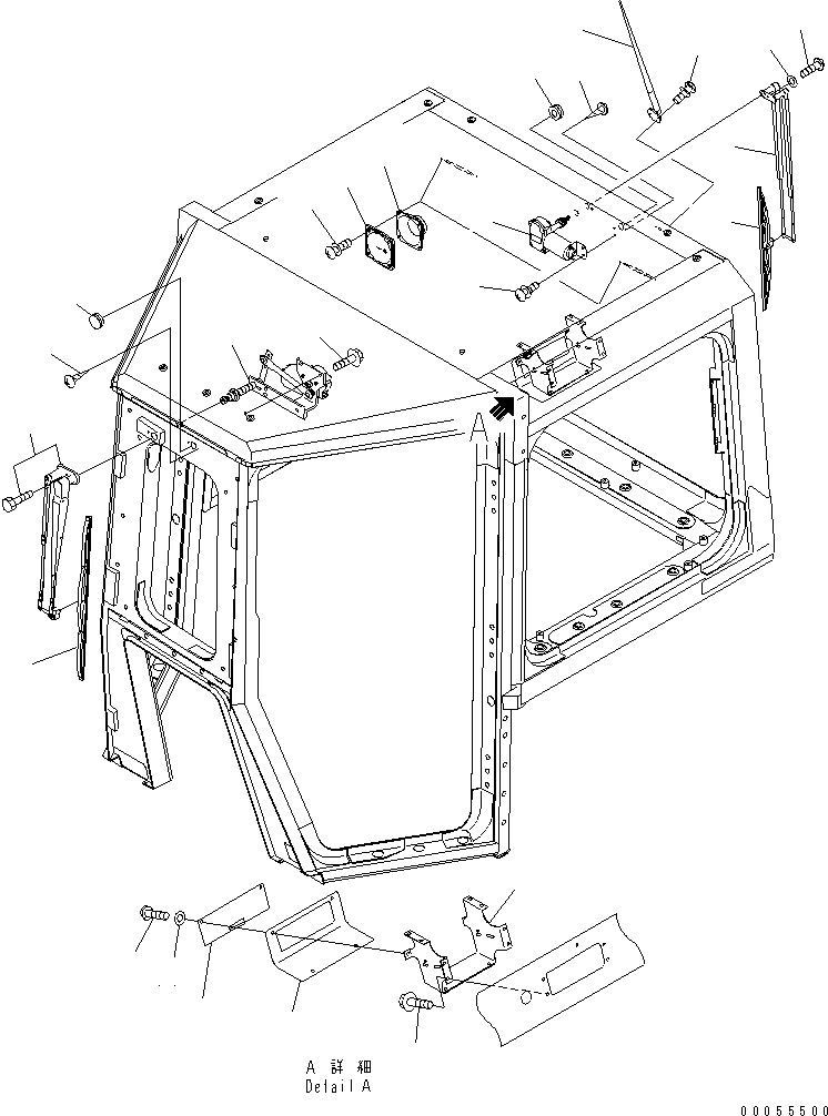 Мотор стеклоочистителя 198-Z11-5620 KOMATSU