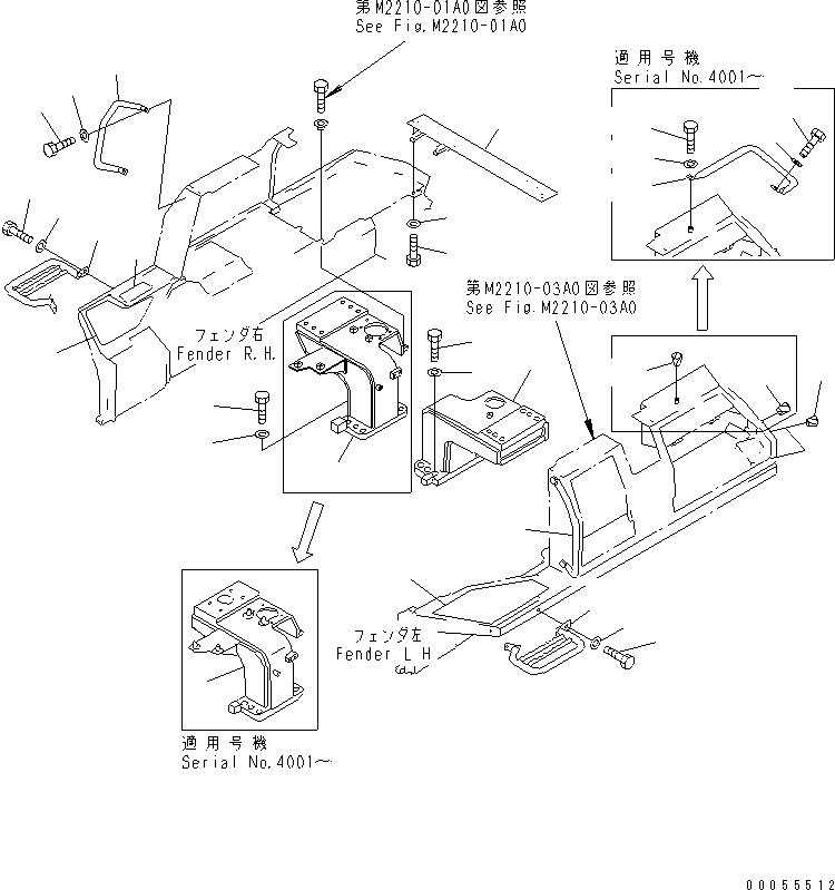 Кронштейн правый 14X-54-14570 KOMATSU