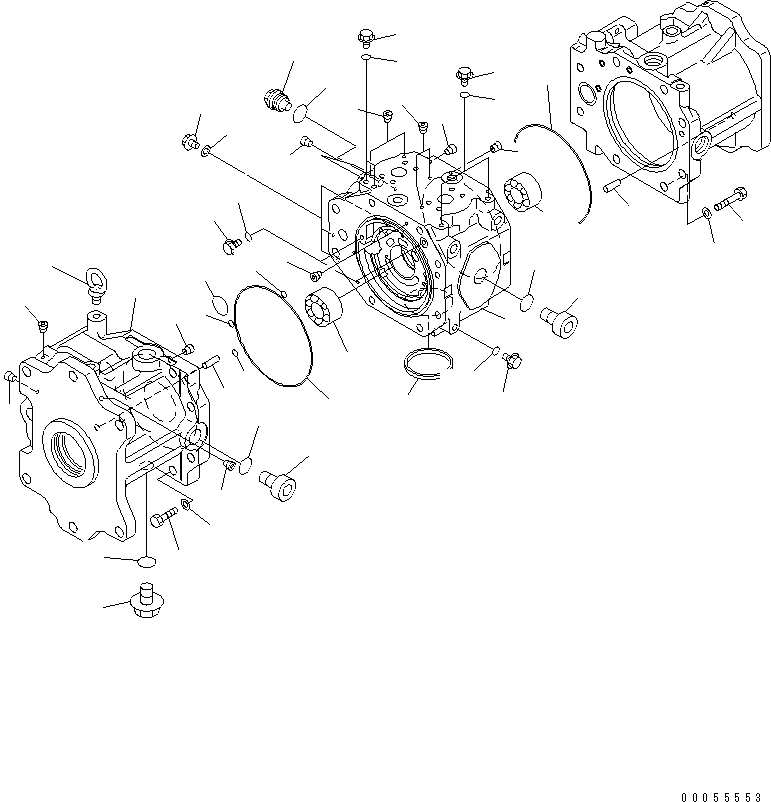 Насос в сборе 708-2K-01121 KOMATSU