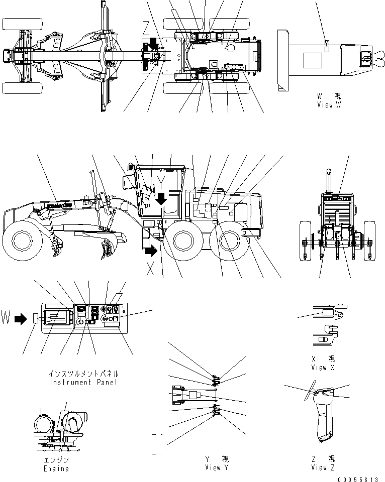 PLATE, MARK,LATERRA 23B-53-32510 KOMATSU