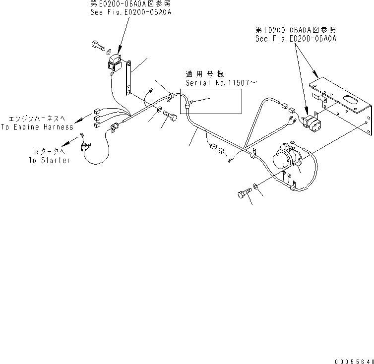 Жгут проводов 415-06-22630 KOMATSU